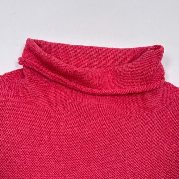 Patagonia Sweater Womens Size Medium Pink Lambswool Cowl Neck Pullover Knit - Picture 3 of 9